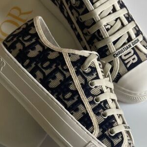 Dior Navy and Cream Athletic Shoes